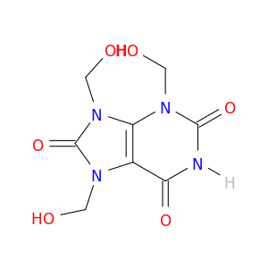 3,7,9-tris(hydroxymethyl)-7,9-dihydro-1h-purine-2,6,8(3h)-trione