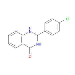 4(1H)-Quinazolinone, 2-(4-chlorophenyl)-2,3-dihydro-