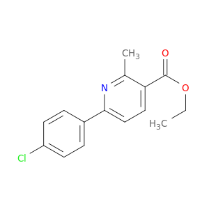 3-Pyridinecarboxylicacid, 6-(4-chlorophenyl)-2-methyl-, ethyl ester