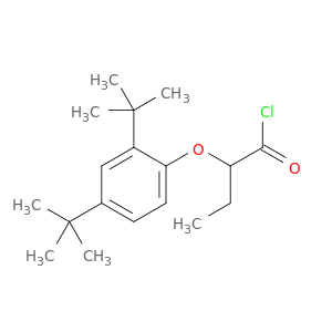 Butanoyl chloride, 2-[2,4-bis(1,1-dimethylethyl)phenoxy]-