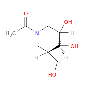 3,4-Piperidinediol, 1-acetyl-5-(hydroxymethyl)-, (3S,4S,5S)-