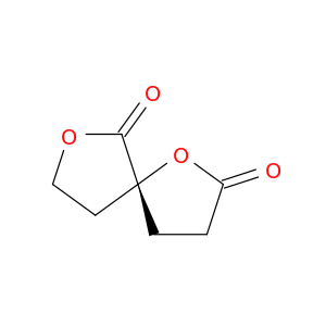 1,7-Dioxaspiro[4.4]nonane-2,6-dione, (5R)-