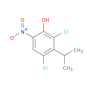 Phenol, 2,4-dichloro-3-(1-methylethyl)-6-nitro-
