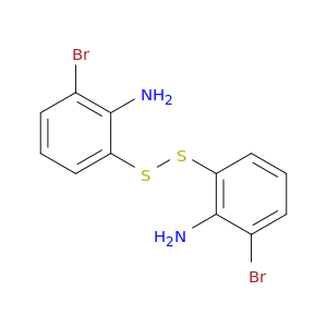 2-[(2-Amino-3-bromophenyl)disulfanyl]-6-bromoaniline