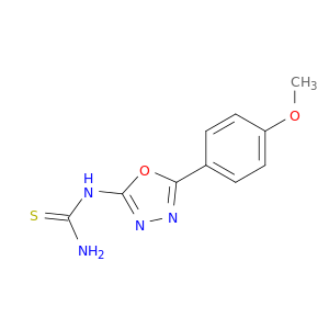 Thiourea, [5-(4-methoxyphenyl)-1,3,4-oxadiazol-2-yl]-