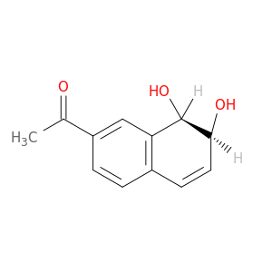 Ethanone, 1-[(7S,8R)-7,8-dihydro-7,8-dihydroxy-2-naphthalenyl]- (9CI)