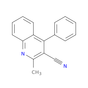 3-Quinolinecarbonitrile, 2-methyl-4-phenyl-