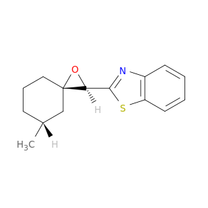 Benzothiazole, 2-[(2R,3S,5R)-5-methyl-1-oxaspiro[2.5]oct-2-yl]-