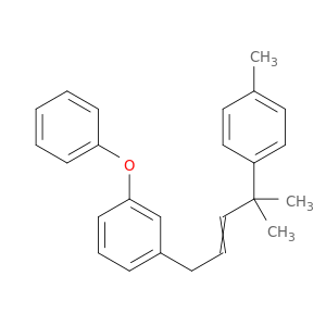 Benzene, 1-[4-methyl-4-(4-methylphenyl)-2-pentenyl]-3-phenoxy-