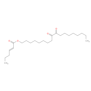 2-Hexenoic acid, 9,10-dioxooctadecyl ester, (E)-