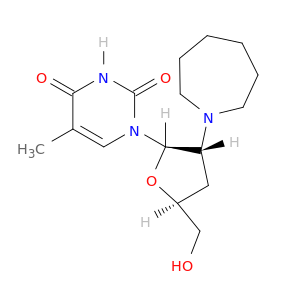2',3'-DIDEOXY-2'-(HEXAHYDRO-1H-AZEPIN-1-YL)-5-METHYLURIDINE