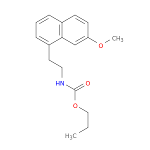 Carbamic acid, [2-(7-methoxy-1-naphthalenyl)ethyl]-, propyl ester