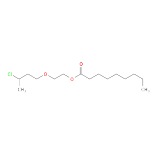 Nonanoic acid, 2-(3-chlorobutoxy)ethyl ester