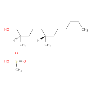 1-Dodecanol, 2,6-dimethyl-, methanesulfonate, (2R,6S)-