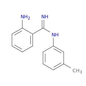 Benzenecarboximidamide, 2-amino-N-(3-methylphenyl)-