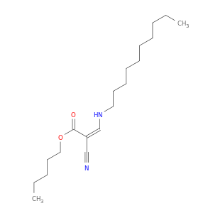 2-Propenoic acid, 2-cyano-3-(decylamino)-, pentyl ester, (Z)-