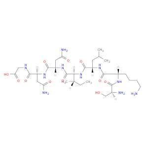 Glycine, L-seryl-L-lysyl-L-leucyl-L-isoleucyl-L-asparaginyl-L-asparaginyl-