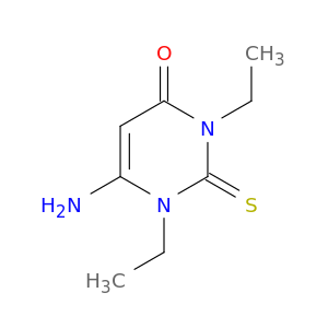 4(1H)-Pyrimidinone,6-amino-1,3-diethyl-2,3-dihydro-2-thioxo-