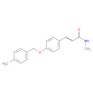 2-Propenamide, N-methyl-3-[4-[(4-methylphenyl)methoxy]phenyl]-