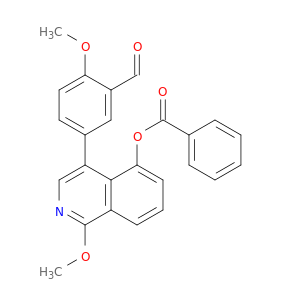 Benzaldehyde, 5-[5-(benzoyloxy)-1-methoxy-4-isoquinolinyl]-2-methoxy-