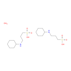 1-Propanesulfonic acid, 3-(cyclohexylamino)-, hydrate (2:1)