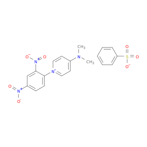 Pyridinium, 4-(dimethylamino)-1-(2,4-dinitrophenyl)-, benzenesulfonate