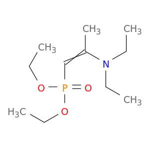 Phosphonic acid, [2-(diethylamino)-1-propenyl]-, diethyl ester