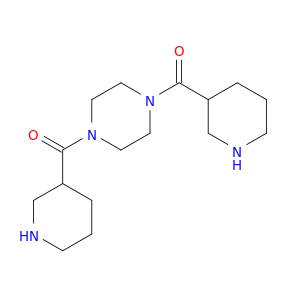 Piperazine, 1,4-bis(3-piperidinylcarbonyl)-