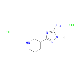 3-(Piperidin-3-yl)-1H-1,2,4-triazol-5-amine Dihydrochloride