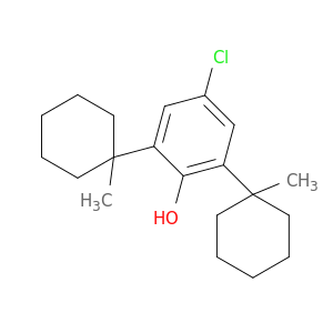 Phenol, 4-chloro-2,6-bis(1-methylcyclohexyl)-
