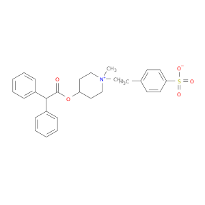 4-((DIPHENYLACETYL)OXY)-1,1-DIMETHYLPIPERIDINIUM 4-METHYLBENZENESULFONATE