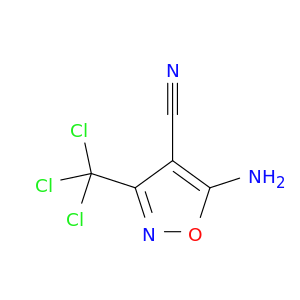 4-Isoxazolecarbonitrile, 5-amino-3-(trichloromethyl)-