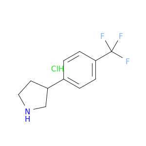 3-(4-三氟甲基苯基)吡咯烷盐酸盐