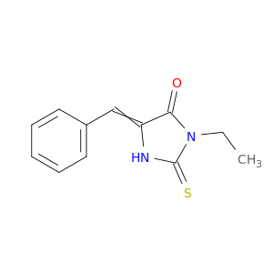 4-Imidazolidinone, 3-ethyl-5-(phenylmethylene)-2-thioxo-