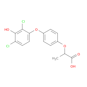 Propanoic acid, 2-[4-(2,4-dichloro-3-hydroxyphenoxy)phenoxy]-