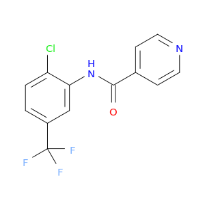 4-Pyridinecarboxamide, N-[2-chloro-5-(trifluoromethyl)phenyl]-