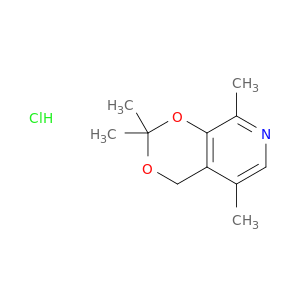 4H-1,3-Dioxino[4,5-c]pyridine, 2,2,5,8-tetramethyl-, hydrochloride