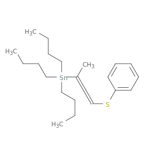 Stannane, tributyl[1-methyl-3-(phenylthio)-1,2-propadienyl]-
