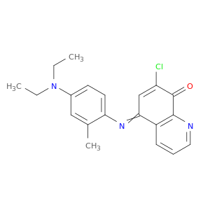 8(5H)-Quinolinone, 7-chloro-5-[[4-(diethylamino)-2-methylphenyl]imino]-