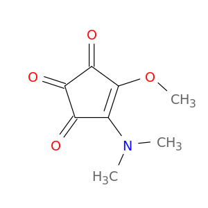 4-Cyclopentene-1,2,3-trione, 4-(dimethylamino)-5-methoxy-