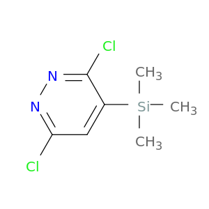 Pyridazine, 3,6-dichloro-4-(trimethylsilyl)-