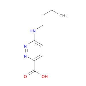 3-Pyridazinecarboxylicacid, 6-(butylamino)-