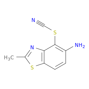 THIOCYANIC ACID 5-AMINO-2-METHYL-4-BENZOTHIAZOLYL ESTER