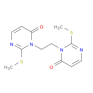 4(3H)-Pyrimidinone, 3,3'-(1,2-ethanediyl)bis[2-(methylthio)-