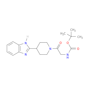 {2-[4-(1H-苯并咪唑基-2-基)-哌啶-1-基]-2-氧代-乙基}-氨基甲酸叔丁酯