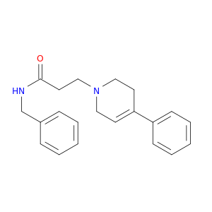 1(2H)-Pyridinepropanamide, 3,6-dihydro-4-phenyl-N-(phenylmethyl)-