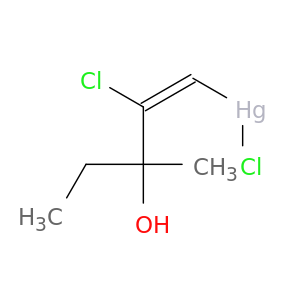 Mercury, [(1E)-2-chloro-3-hydroxy-3-methyl-1-pentenyl]chloro-
