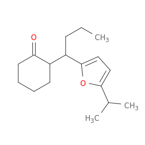 Cyclohexanone, 2-[1-[5-(1-methylethyl)-2-furanyl]butyl]-