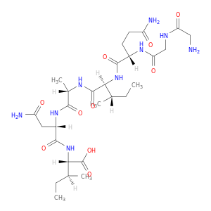 L-Isoleucine, glycylglycyl-L-glutaminyl-L-isoleucyl-L-alanyl-L-asparaginyl-