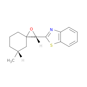 Benzothiazole, 2-[(2S,3R,5R)-5-methyl-1-oxaspiro[2.5]oct-2-yl]-